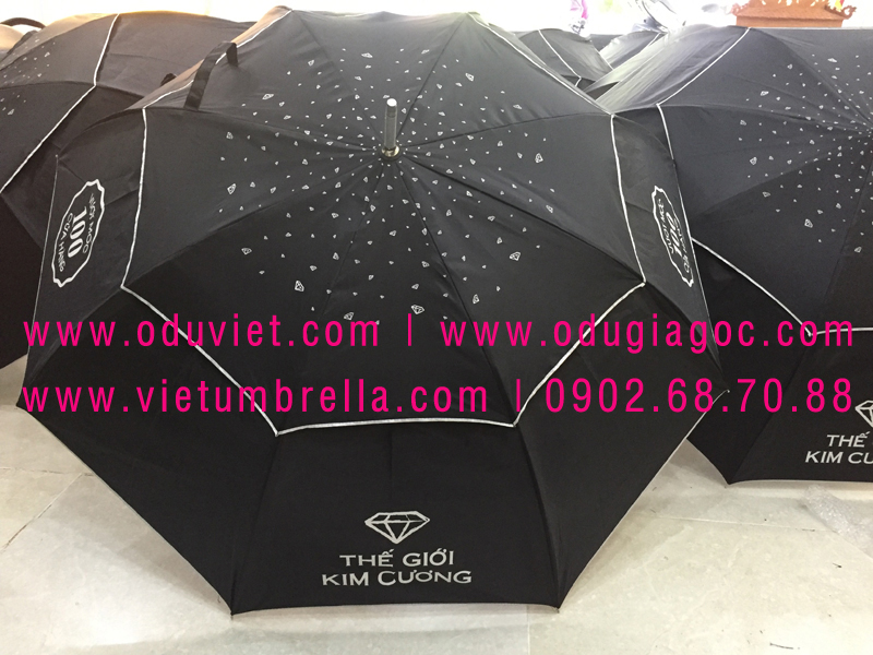 xưởng sản xuất ô dù cầm tay in logo quảng cáo